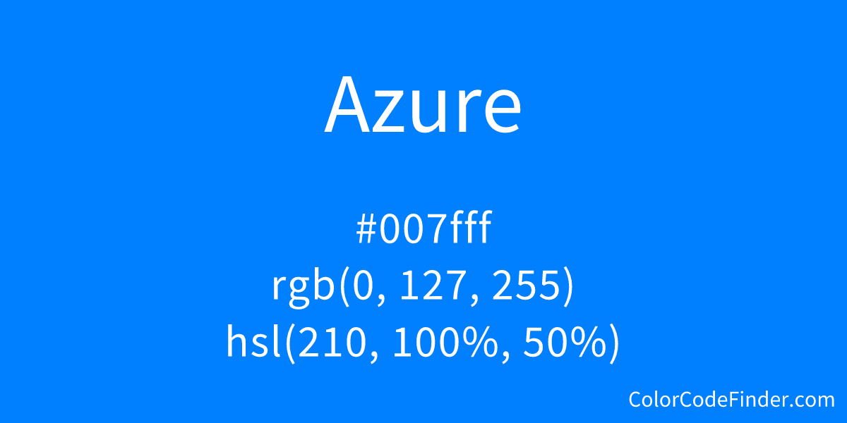 azure-color-code-is-007fff