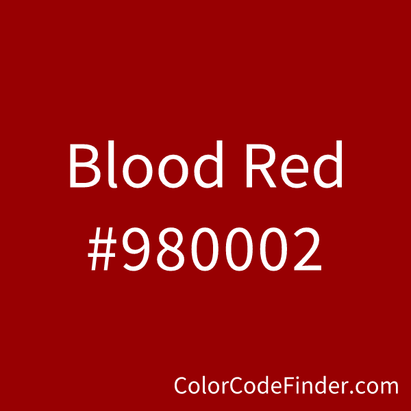 blood-red-color-code-is-980002