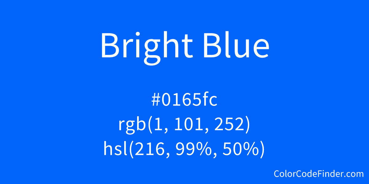 Bright Blue