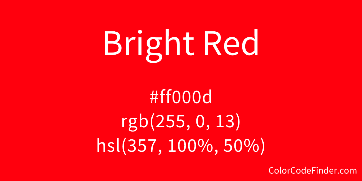 bright-red-color-code-is-ff000d