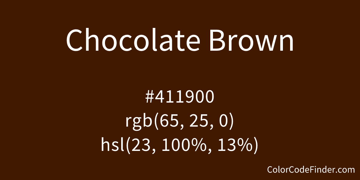 chocolate-brown-color-code-is-411900