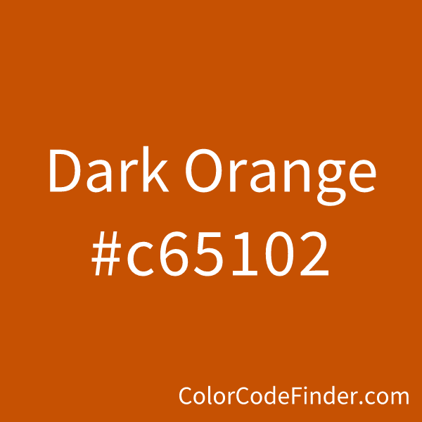 Dark Orange