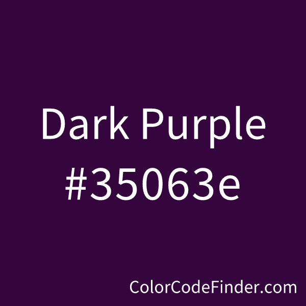 dark purple color code