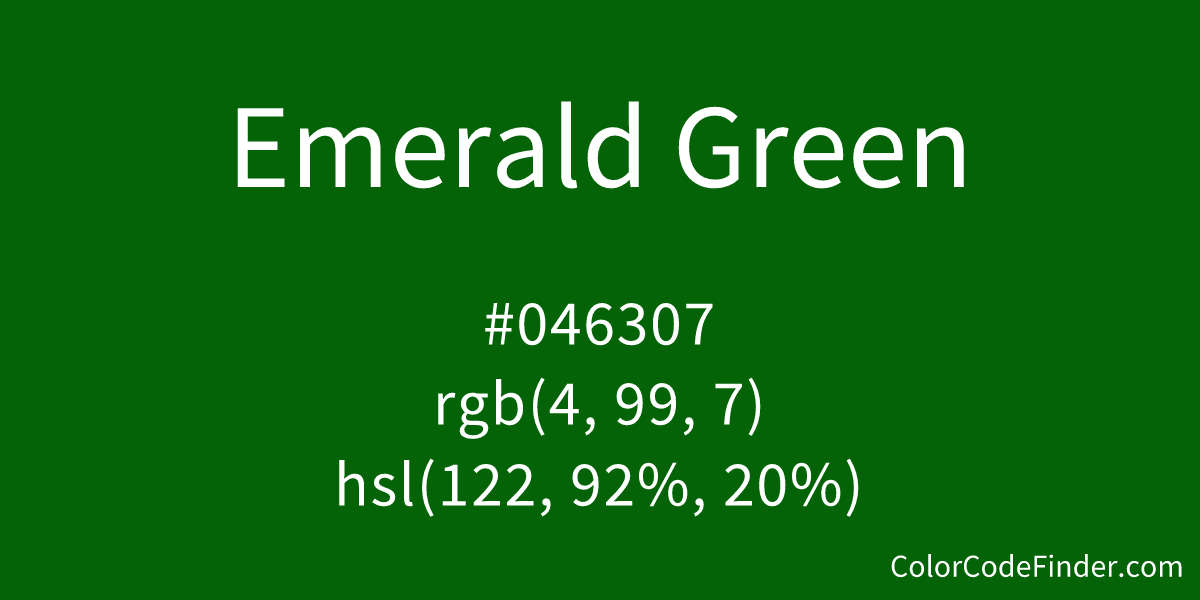 Emerald Green
