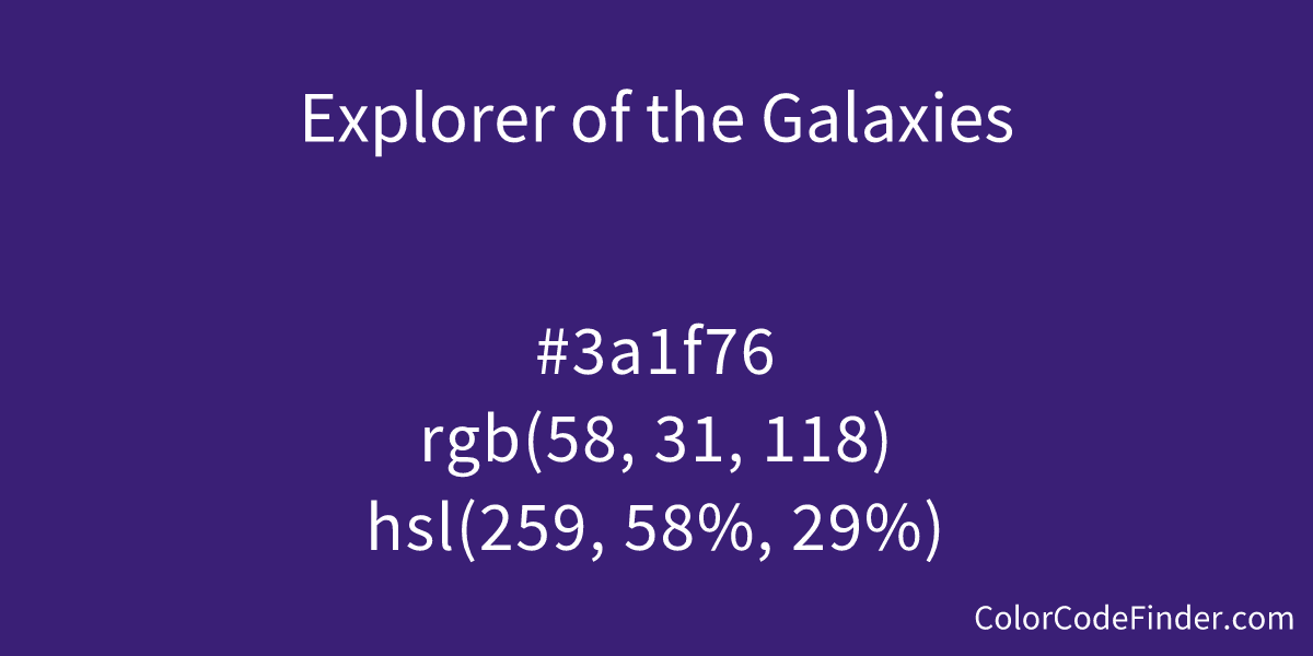 Explorer of the Galaxies