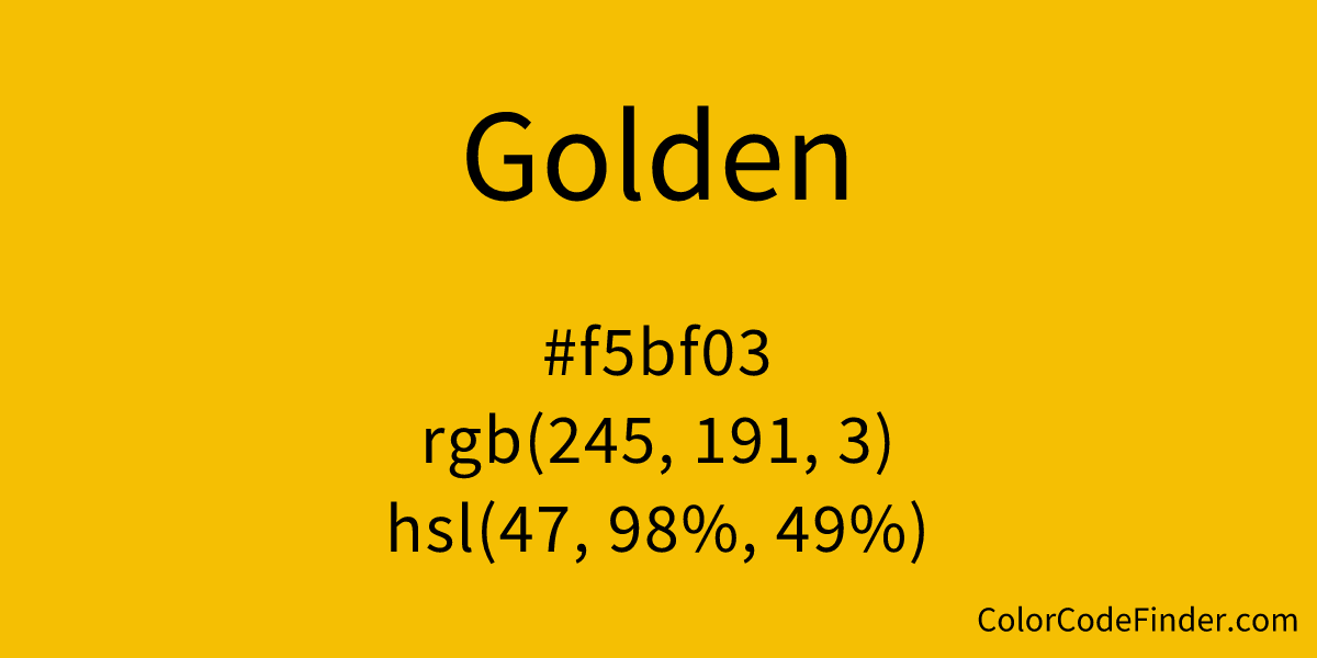 golden-color-code-is-f5bf03