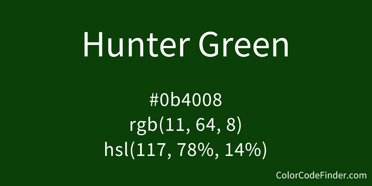 Hunter Green