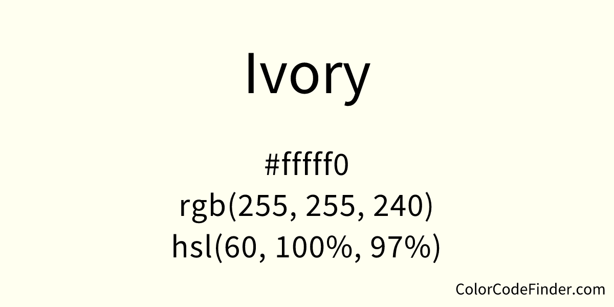 Ivory