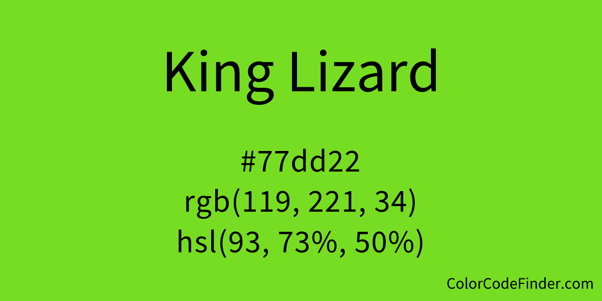 King Lizard