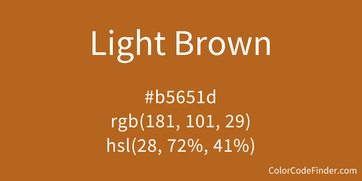 light-brown-color-code-is-b5651d