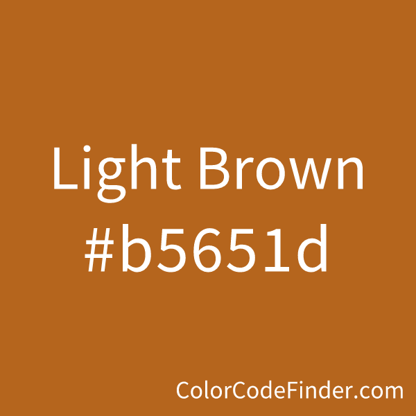 light-brown-color-code-is-b5651d