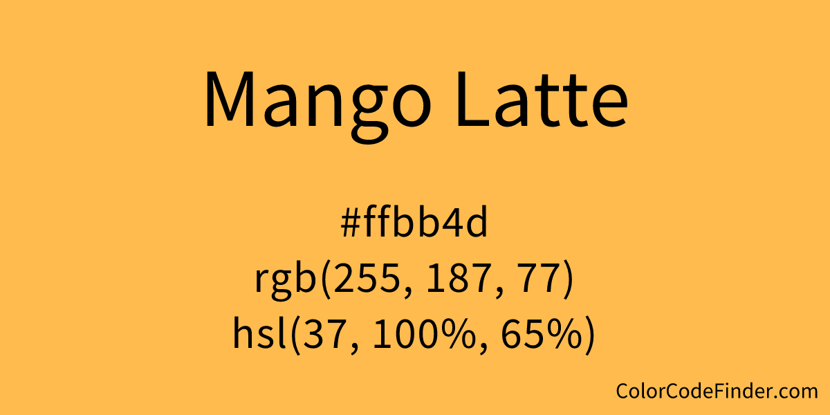 Mango Latte