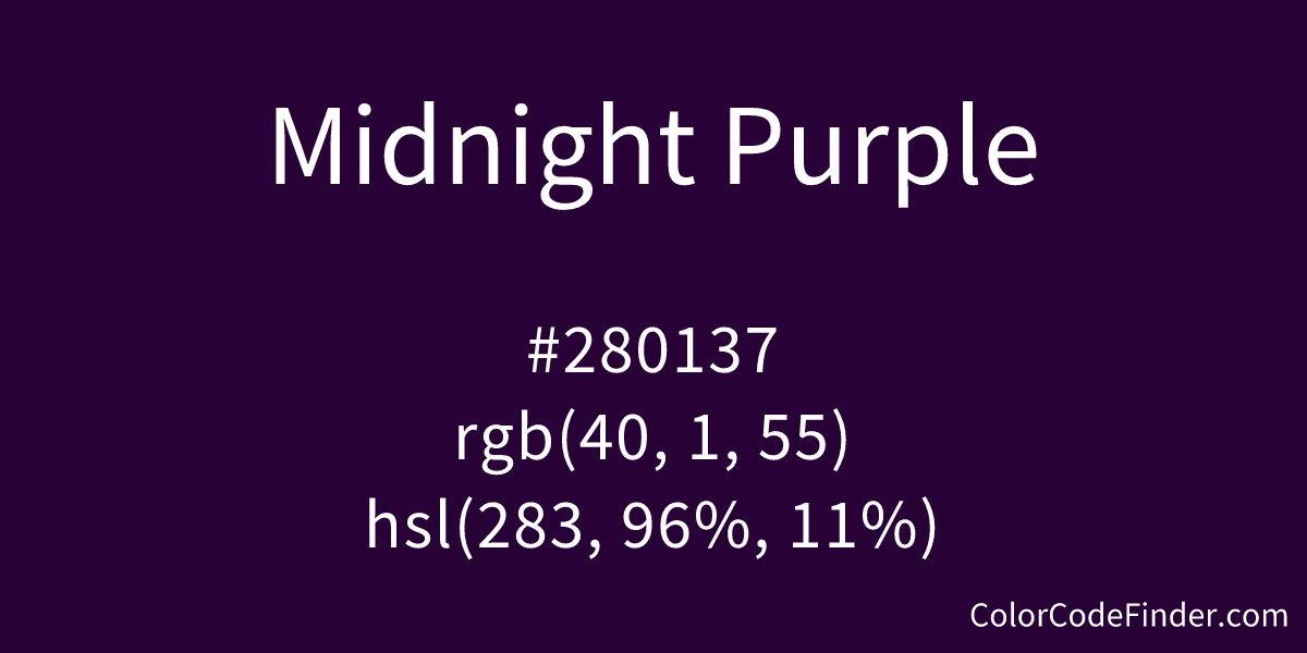 Midnight Purple