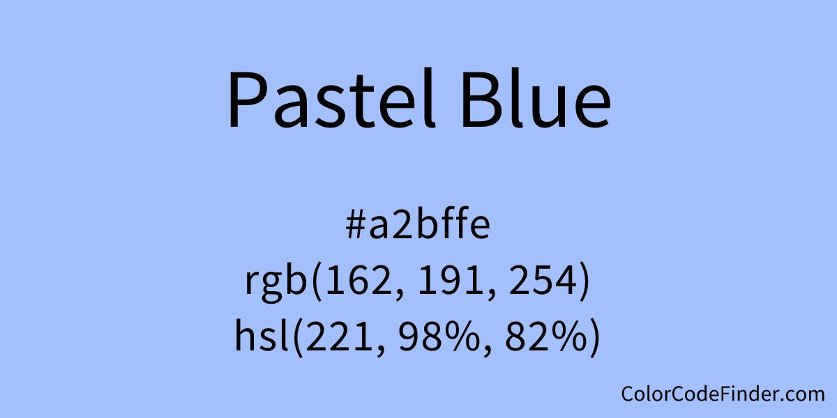 Pastel Blue Shades Color Scheme » Blue »