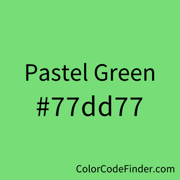 pastel-green-color-code-is-77dd77