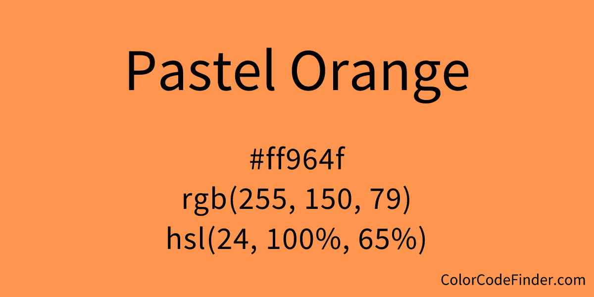 Dark Pastel Orange Color Code