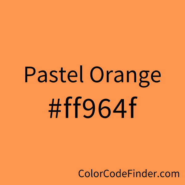 24 Shades of Orange Color Palette –