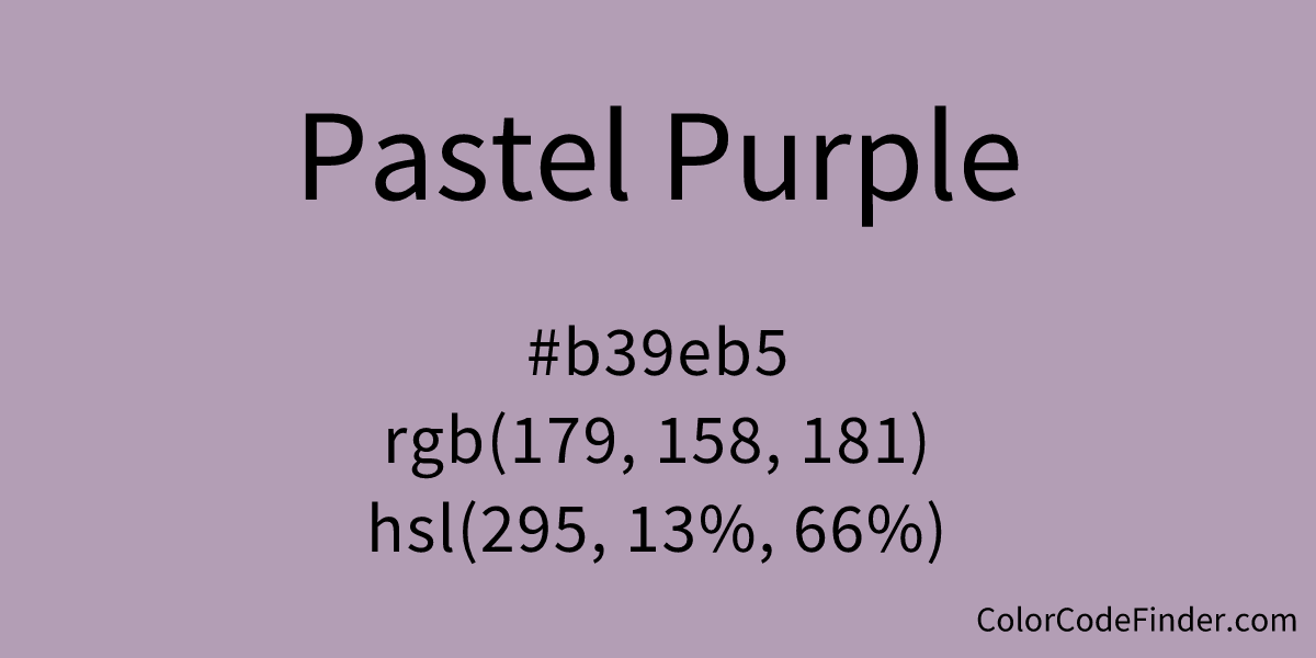 Pastel Purple