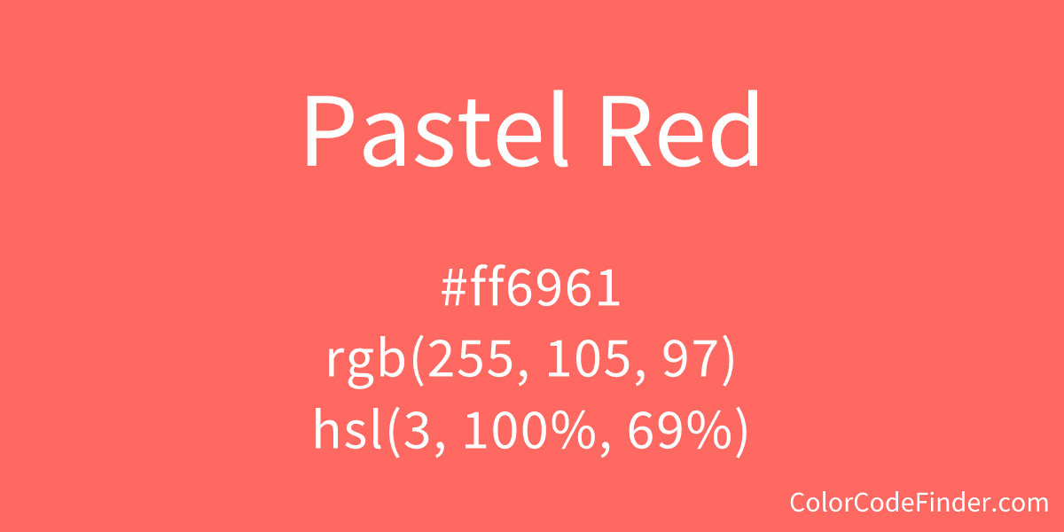 Pastel Red