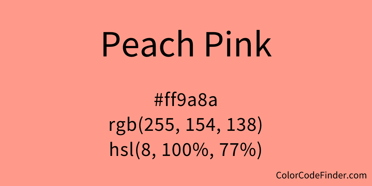 Peaches And Pink Color Scheme » Pink »