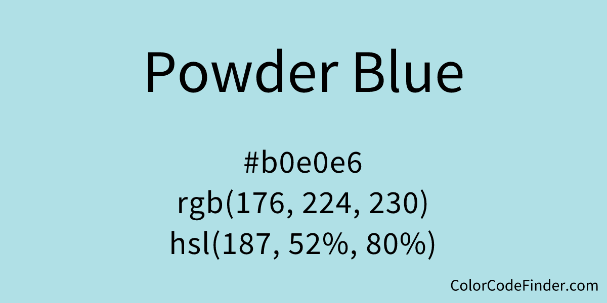 light powder blue color code