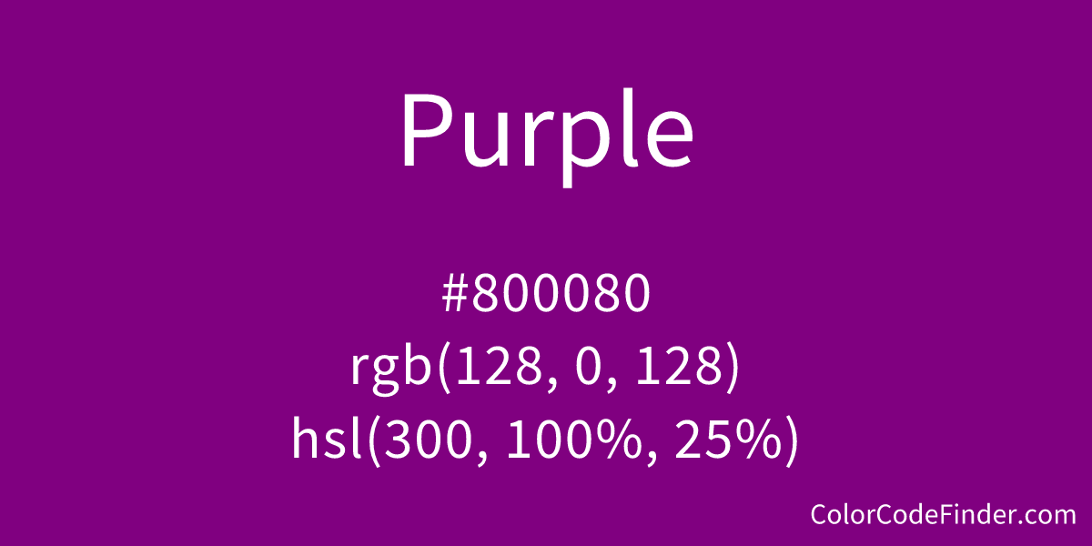 Purple