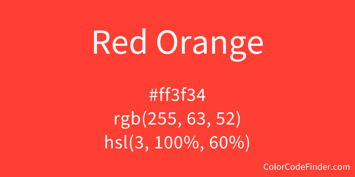 Red Orange