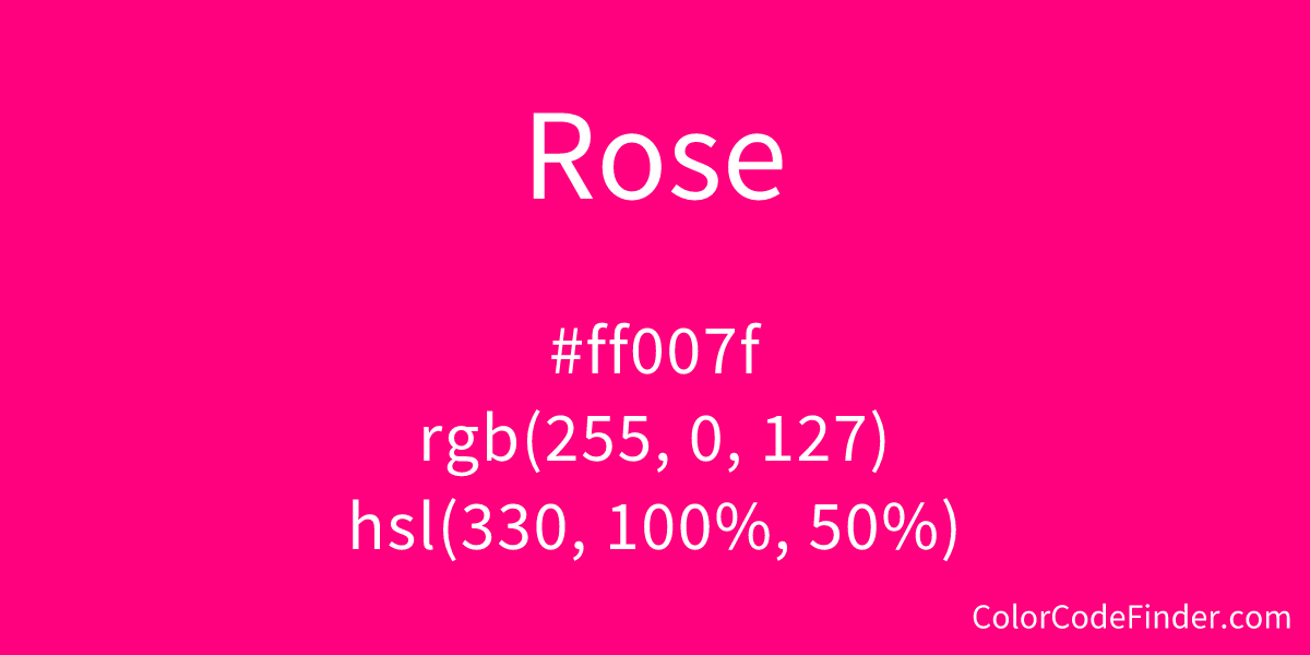 rose-color-code-is-ff007f