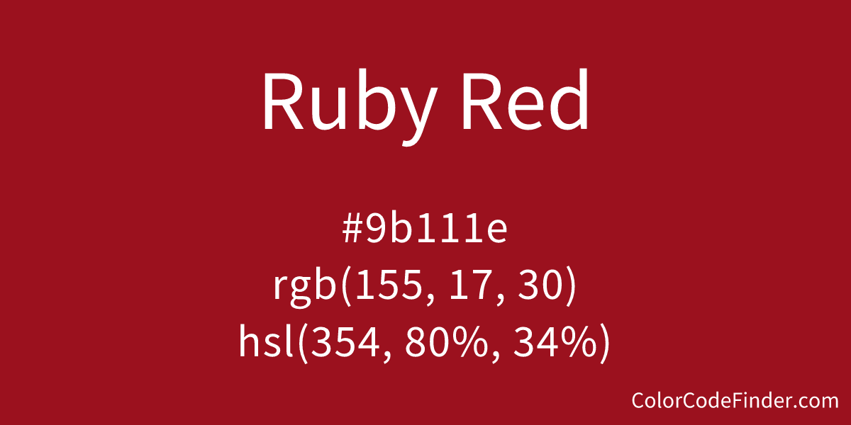 Ruby Red