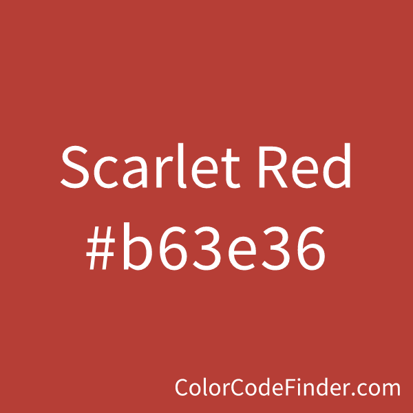 Scarlet Red