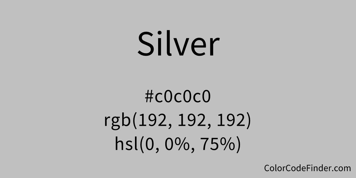 silver-color-code-is-c0c0c0