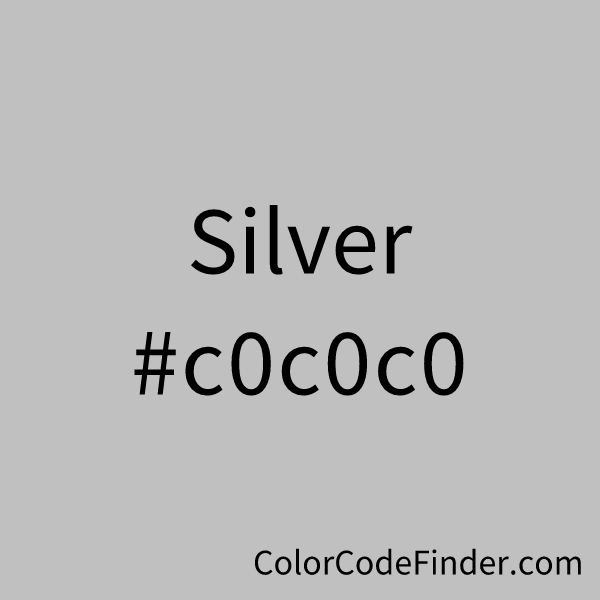 silver-color-code-is-c0c0c0