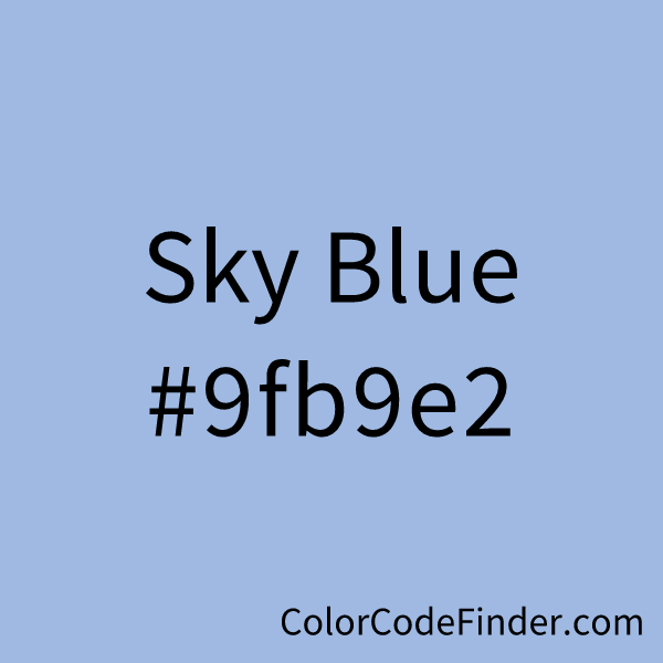 Sky blue color palette [codes and combinations]