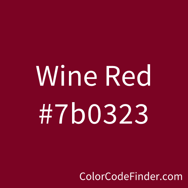 Wine Red