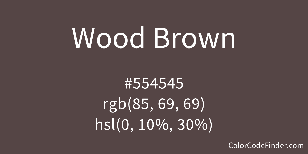 Wood Brown